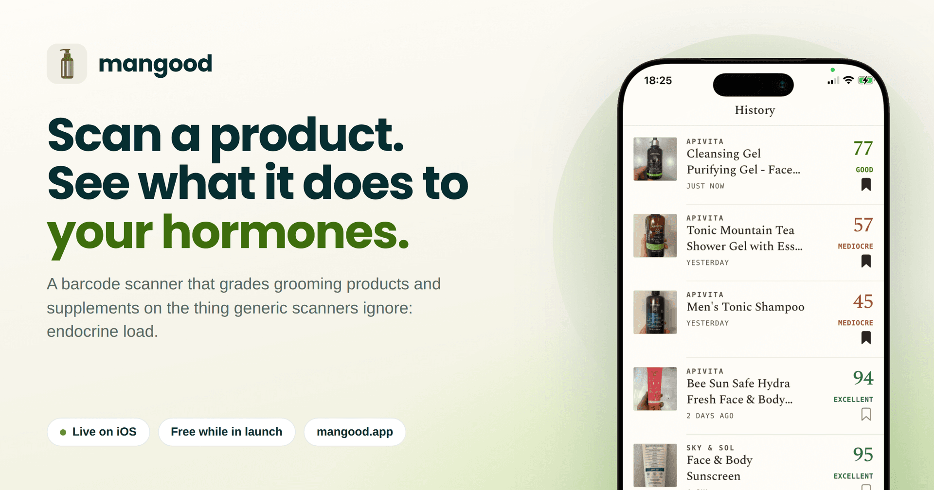 Mangood | Ingredient Scanner for Men image 1