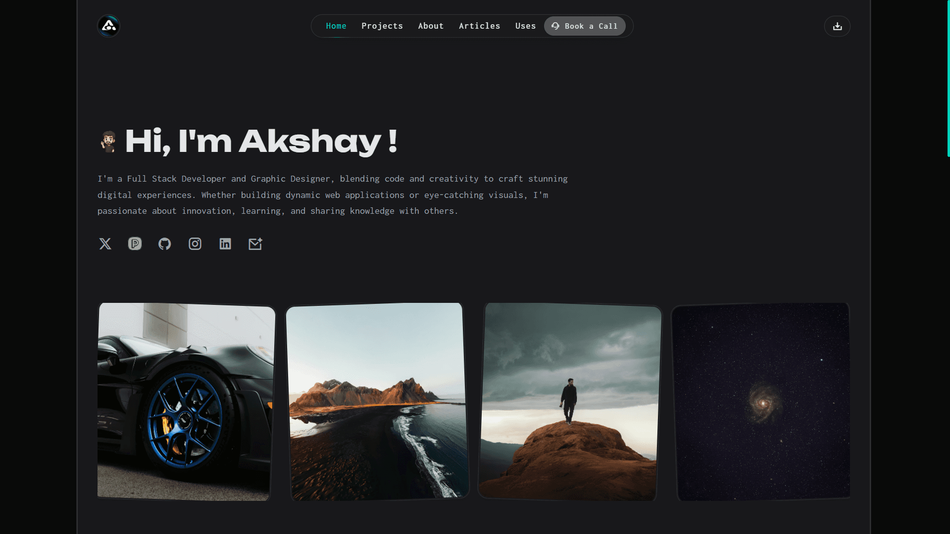 Personal  Website image 3