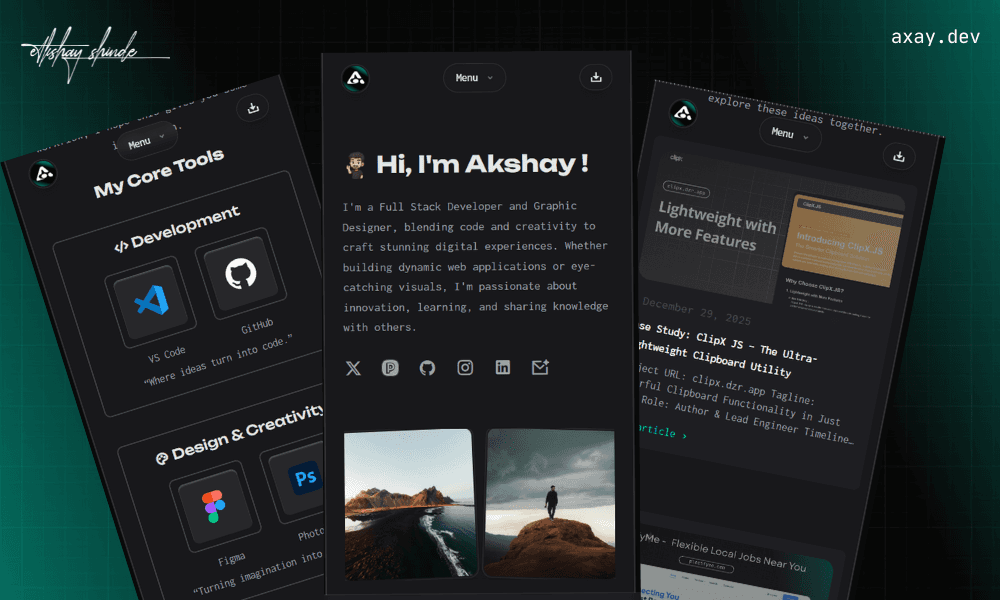 Personal  Website image 2