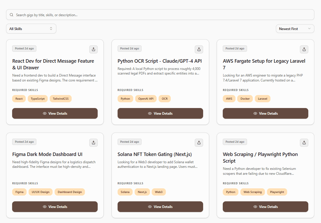 PostMyGig – Find & Share Freelance Gigs image 2