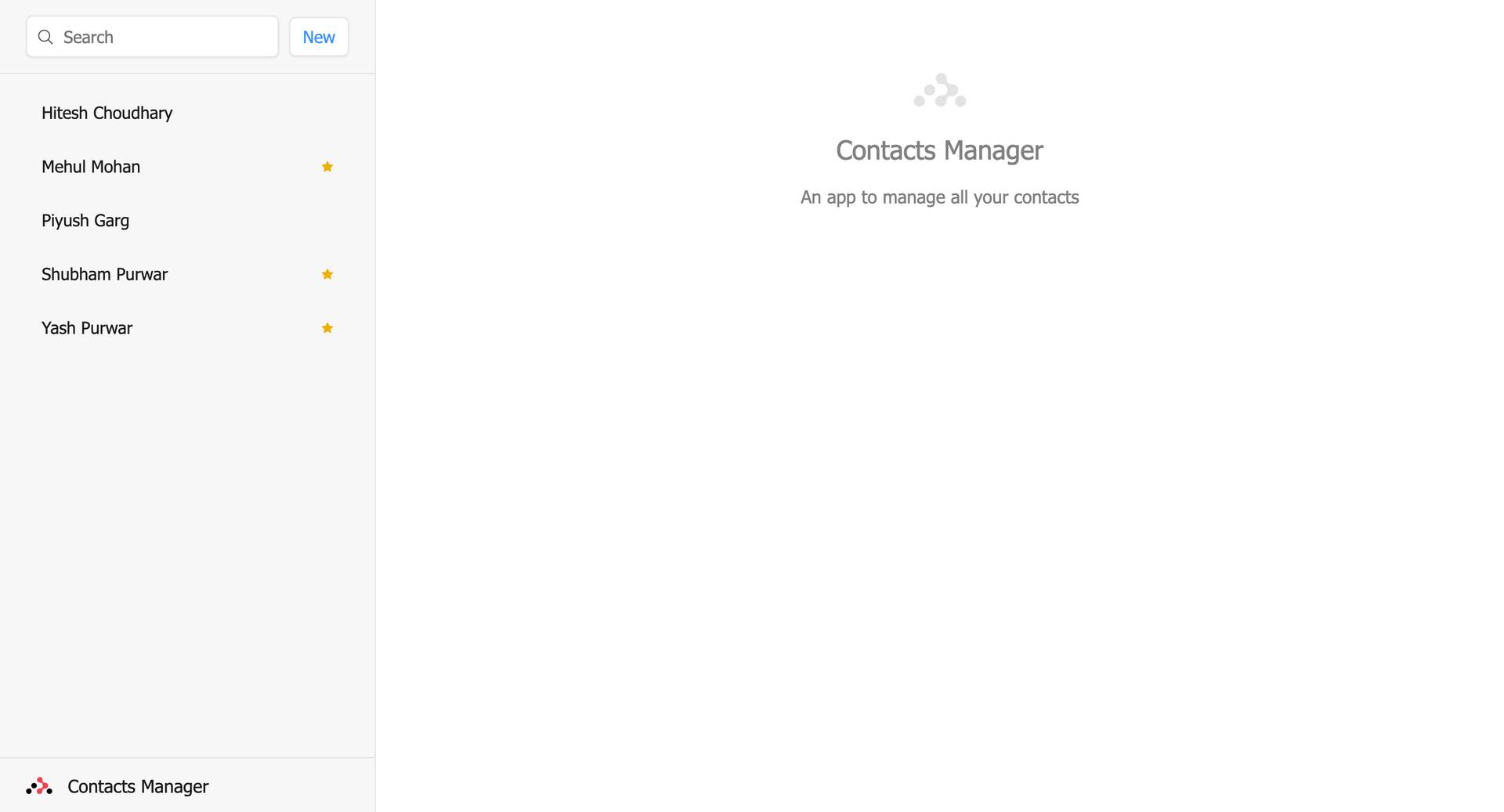 Contacts Manager