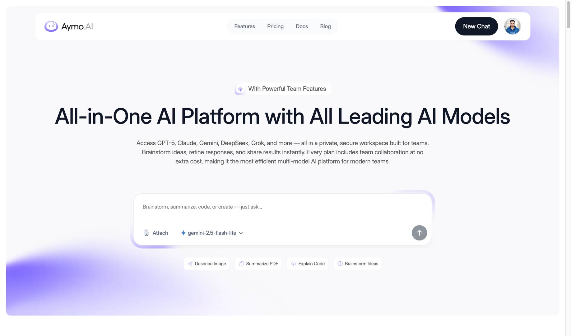 Aymo AI - All-in-One AI Platform image 3