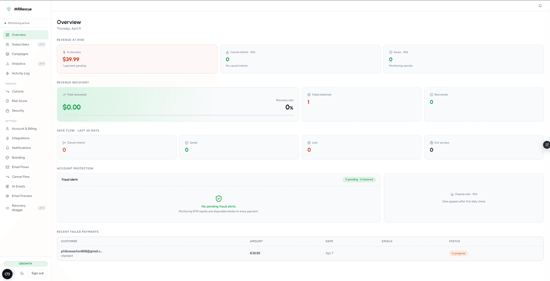 MRRescue — Recover Failed Payments image 3