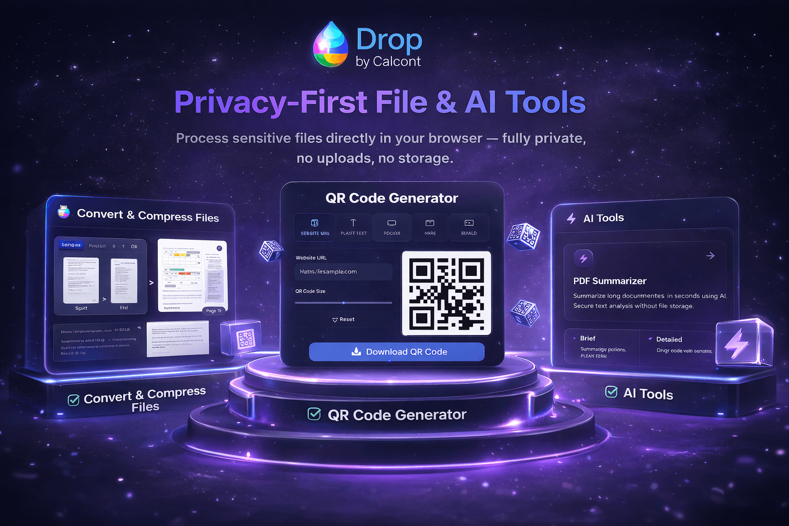Drop - Privacy-First File ToolKit image 4