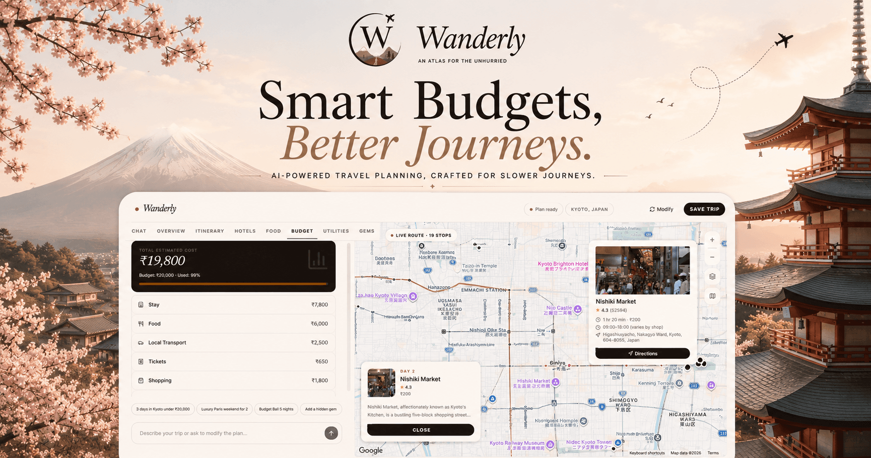 Wanderly — Cinematic AI Travel Planning image 5