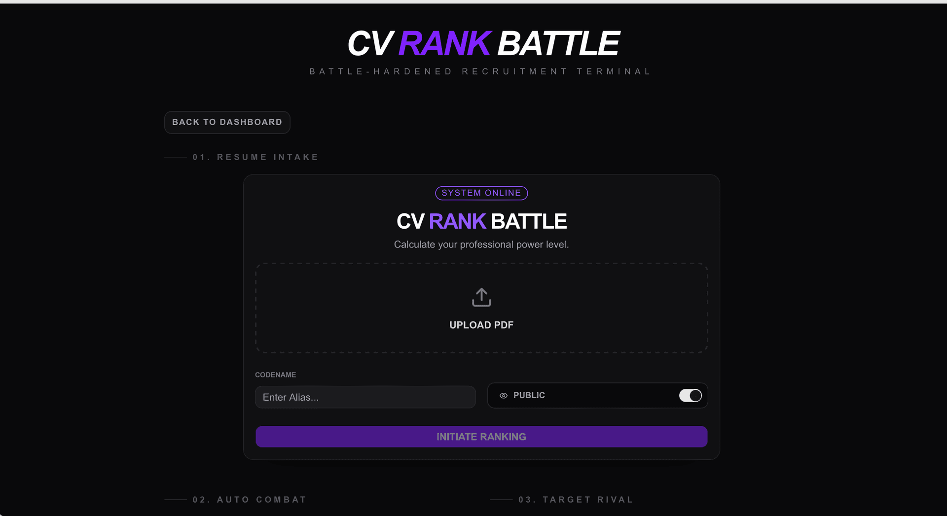 CV Rank Battle image 1