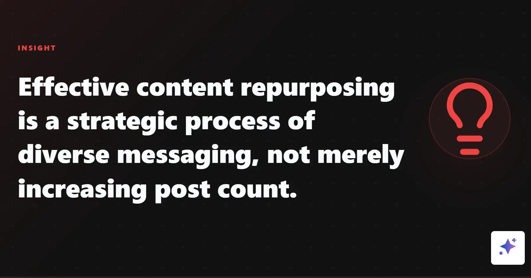 How can marketing teams convert one report/article in 7 different engaging posts!