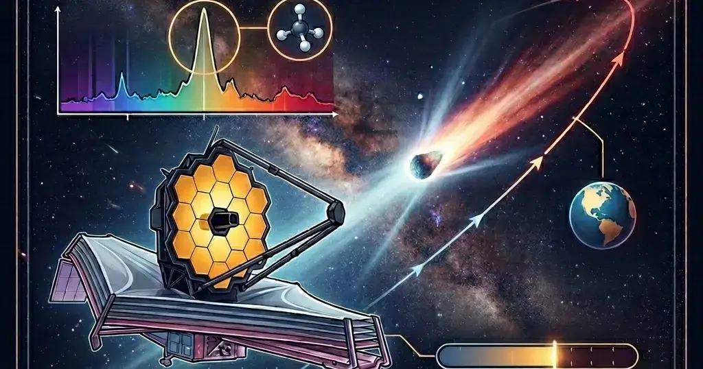 Nasa’s Webb telescope detects methane on interstellar comet 3I/ATLAS for the first time