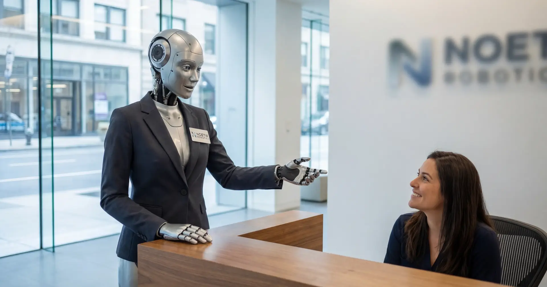 China’s Noetix Bridges Uncanny Valley with New Lifelike AI Front Desk Robot
