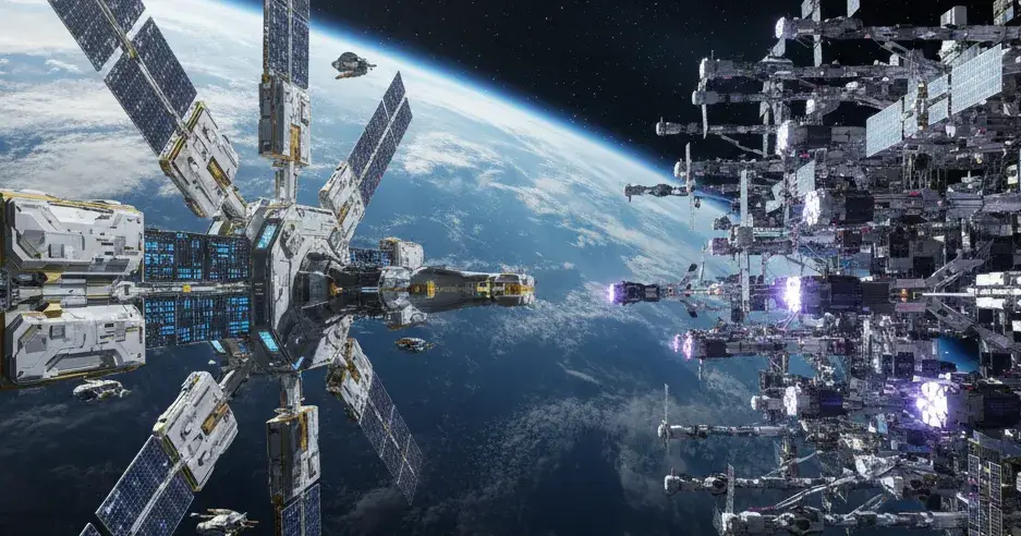 The New Space Race Bezos and Musk Compete to Launch AI Data Centers Into Orbit