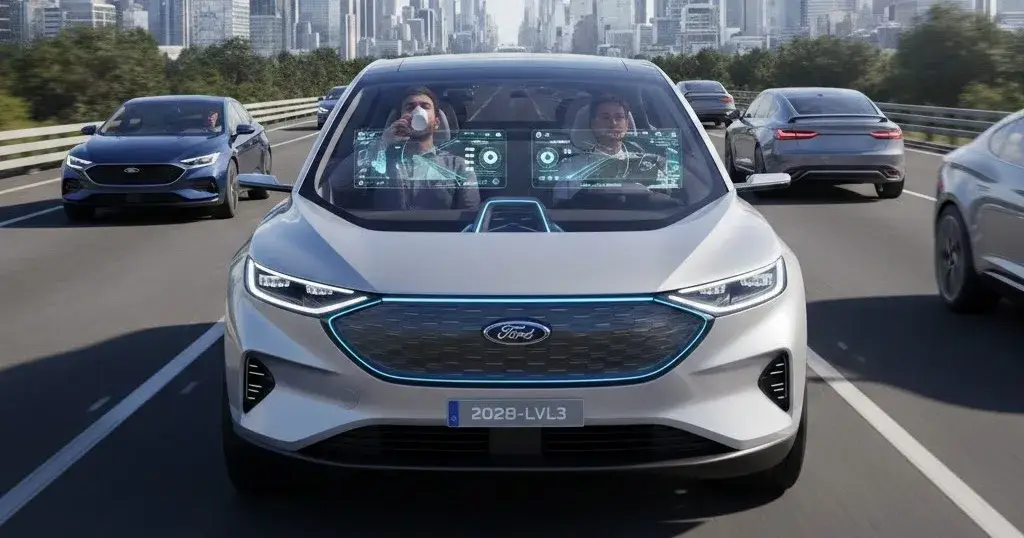 Ford Announces "Eyes-Off"  Driving for 2028 A Level 3  Revolution for the Masses