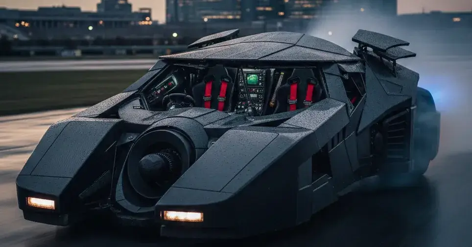 Become the Batman Warner Bros. Unveils $2.99M Functional Tumbler Replicas