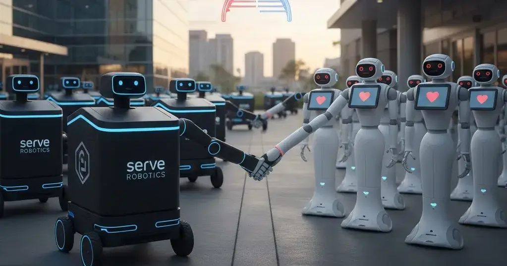 Serve Robotics Clinches Deal  for Hospital Logistics Leader  Diligent Robotics