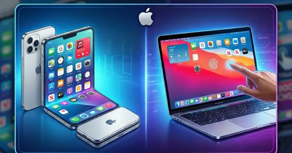 Fresh evidence shows Apple will launch its first ever foldable iPhone and MacBook with touchscreen
