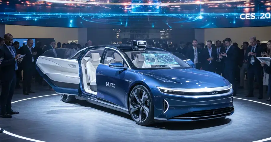 Uber’s Luxury Pivot Production Ready Lucid Nuro Robotaxi Unveiled at CES for 2026 Launch