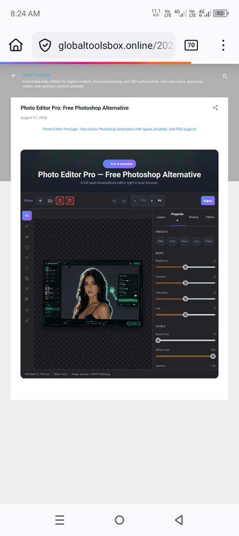 Photo Editor Pro: Photoshop Alternative image 2