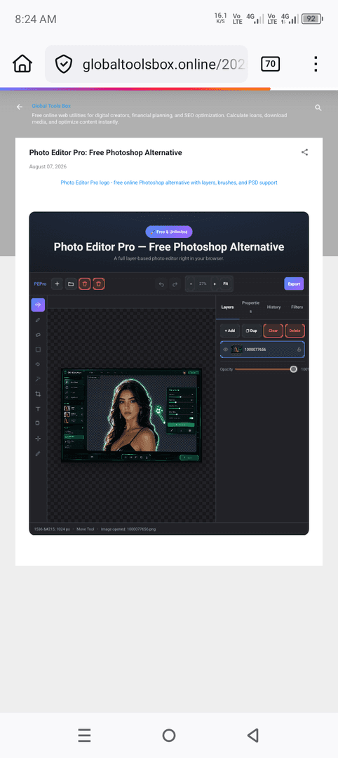 Photo Editor Pro: Photoshop Alternative image 1