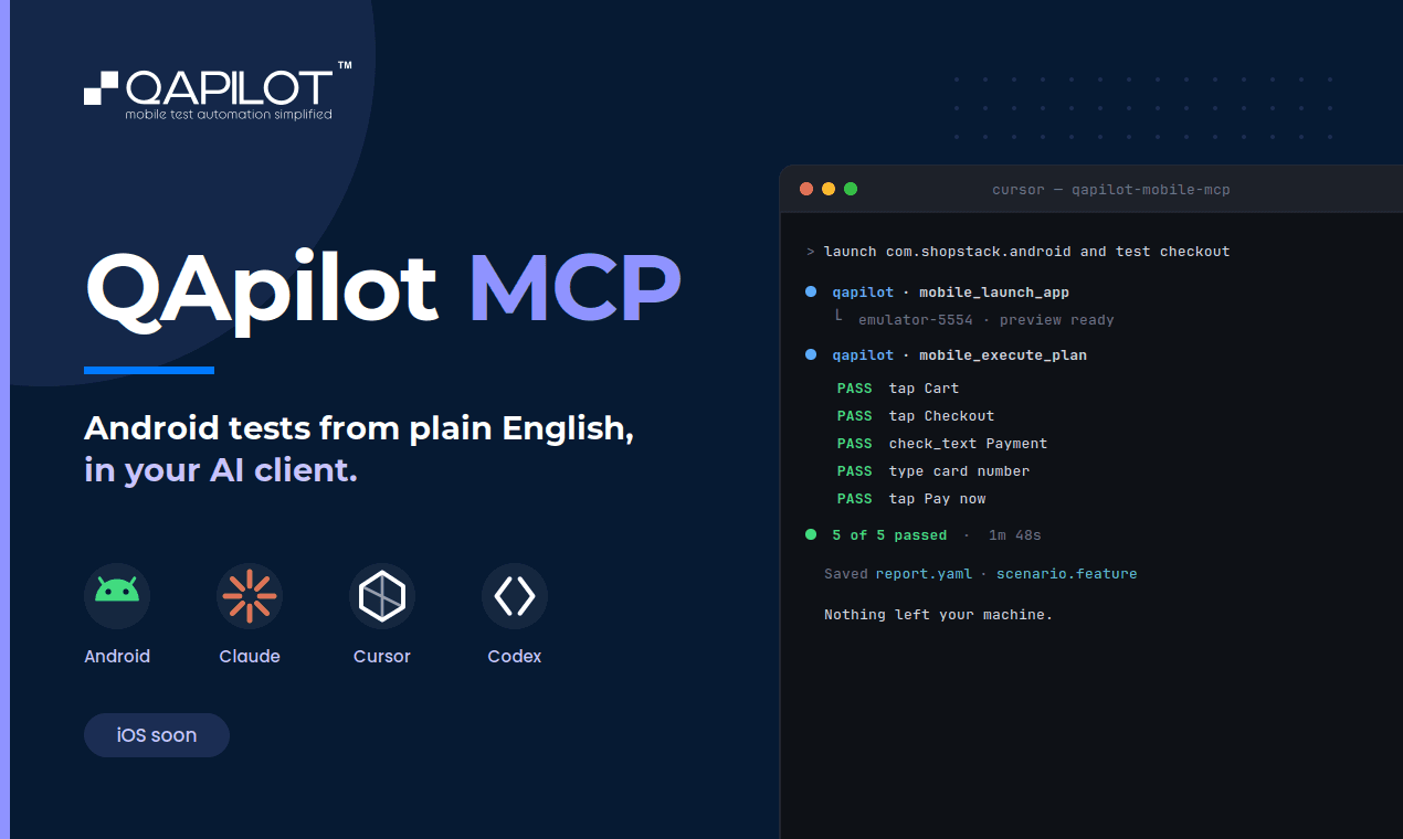 QApilot MCP CLI Guide. Android Automation image 1
