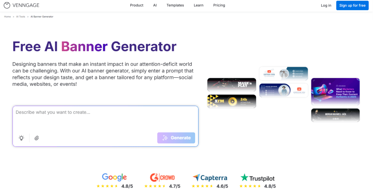 AI Banner Generator image 1