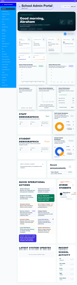 School Management & Learning Platform image 2