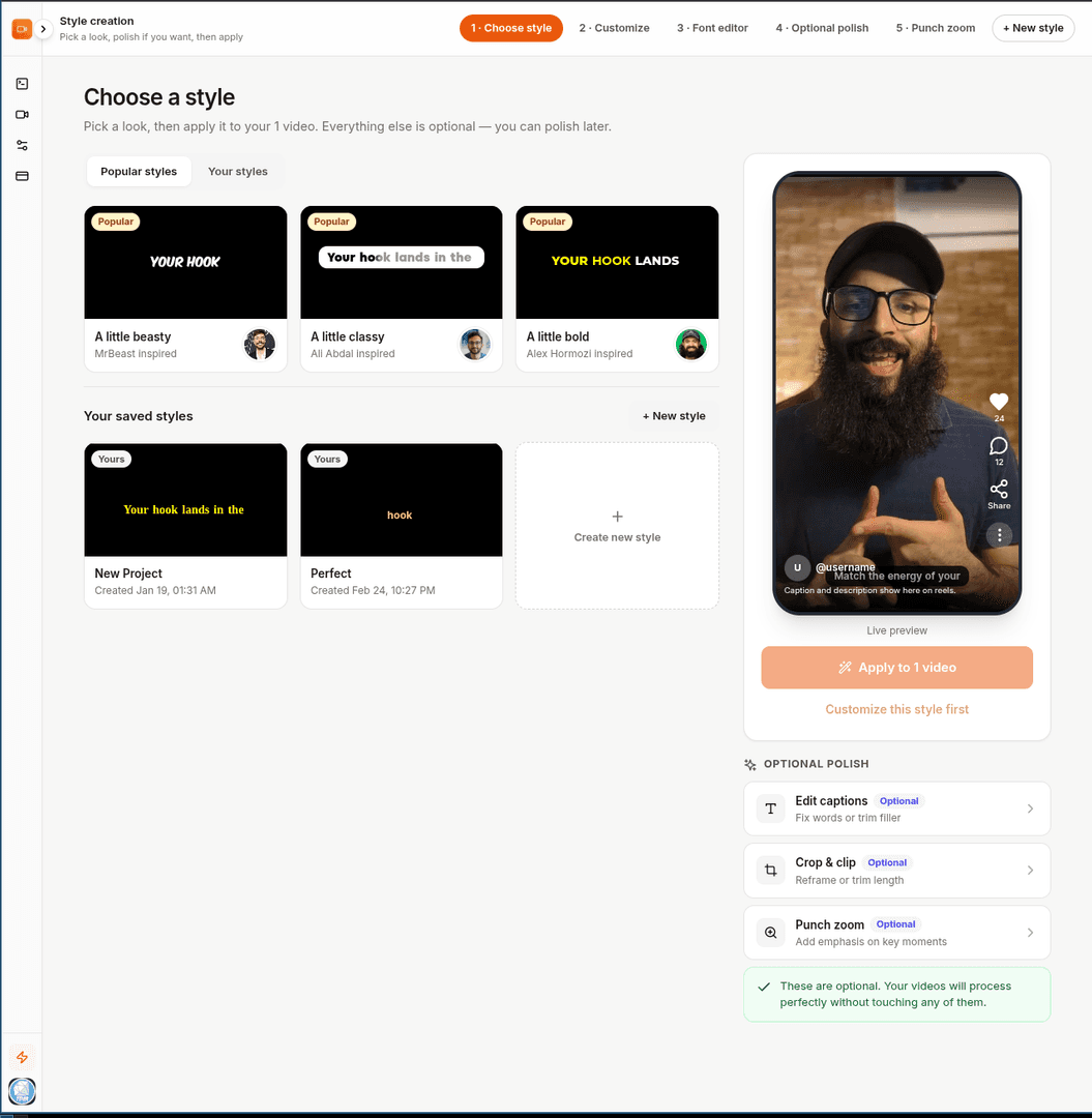 BatchEdits – Batch AI Video Editor image 2