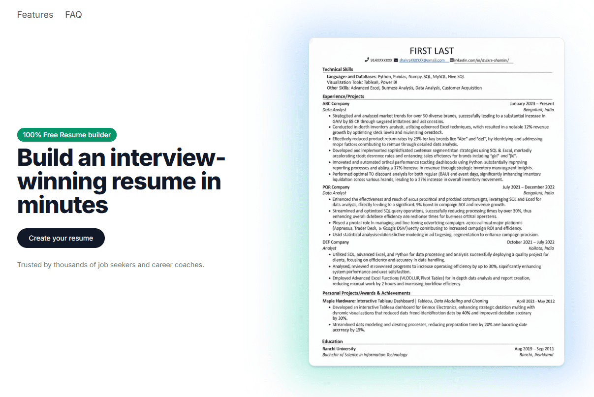 Perfect Resume image 2