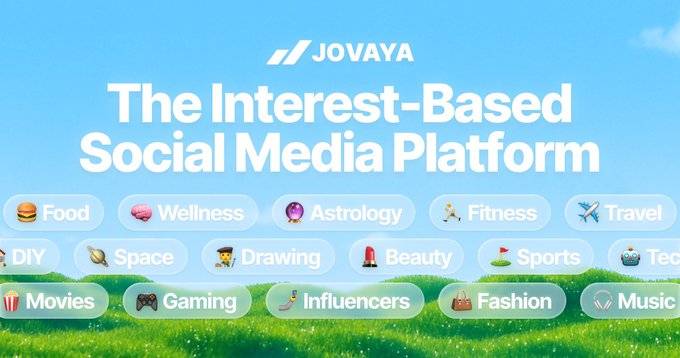 Jovaya | Interest-Based Social Media image 1