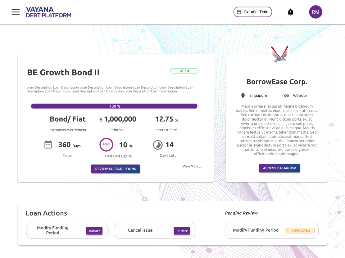 Vayana Debt Platform image 4