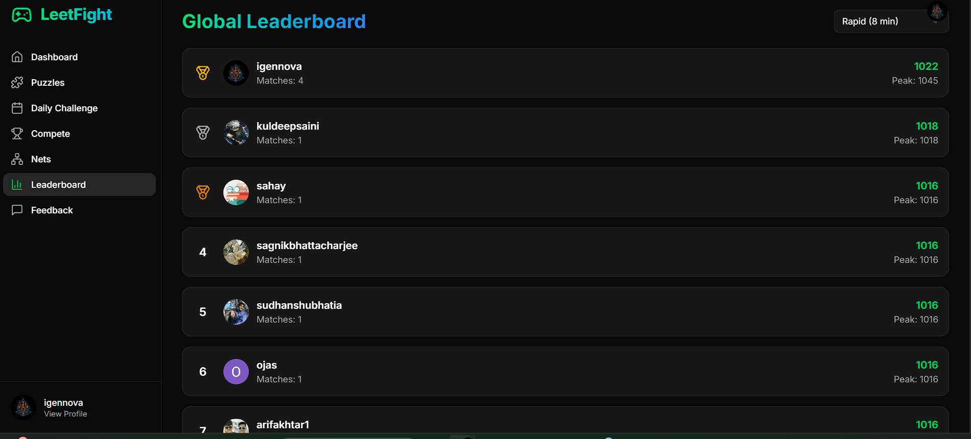 LeetFight - Competitive Coding Platform image 3