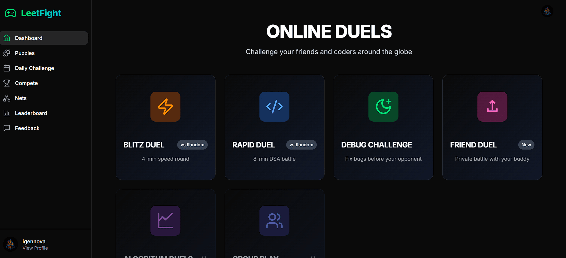 LeetFight - Competitive Coding Platform image 2