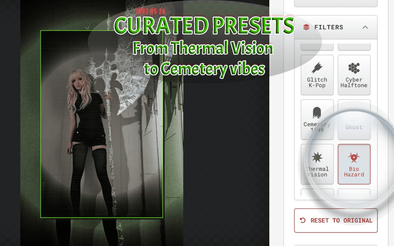 RawVamp: Y2K Grunge Filters Photo Editor image 2