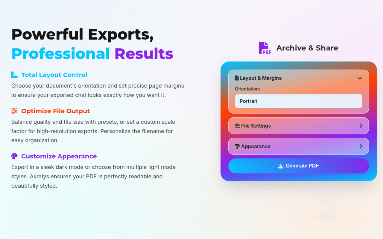 Akralys: ChatGPT Theme + Tools image 4