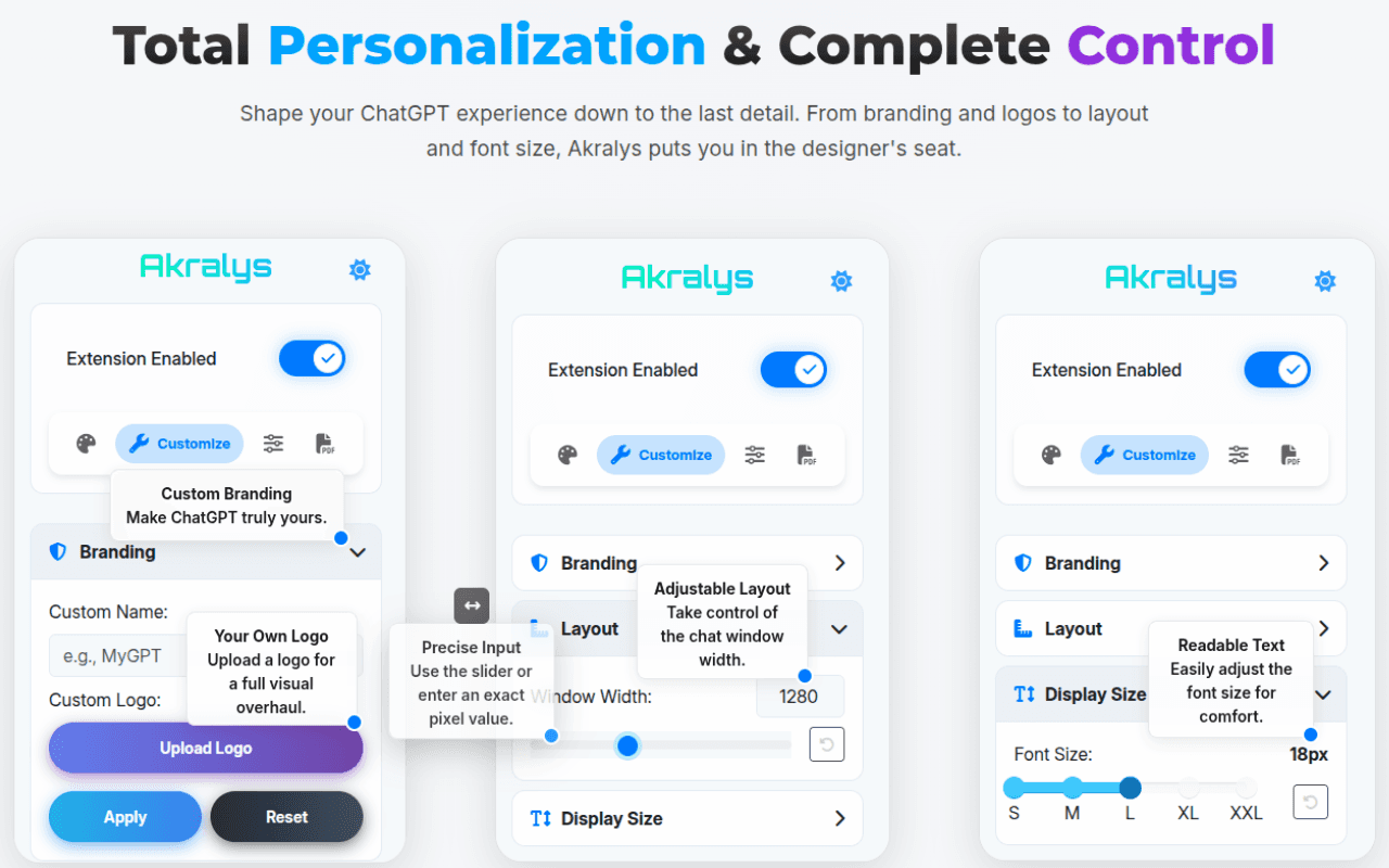 Akralys: ChatGPT Theme + Tools image 3