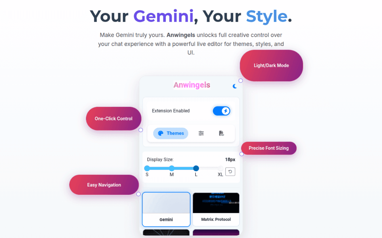 Anwingels: Gemini Custom Themes, Tools, PDF image 4