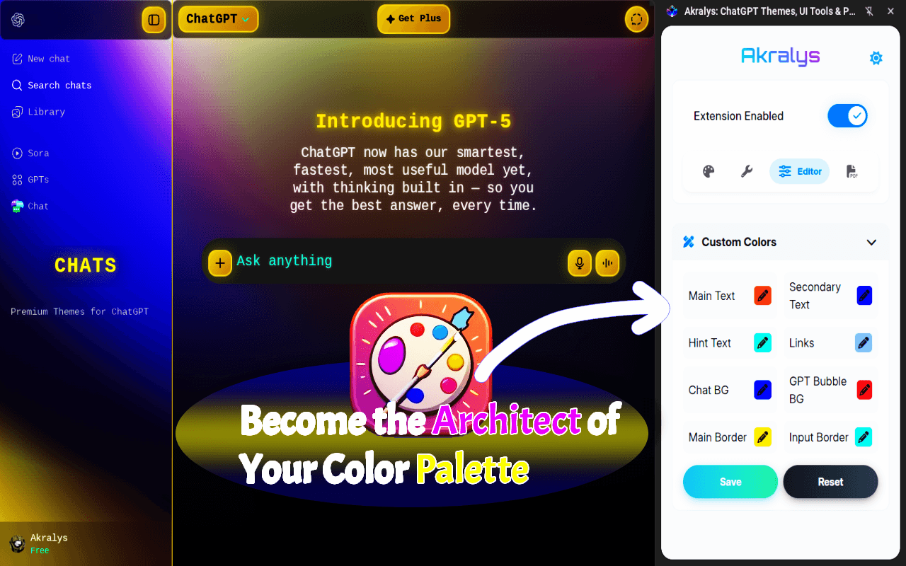 Change ChatGPT Background & Custom Themes image 1