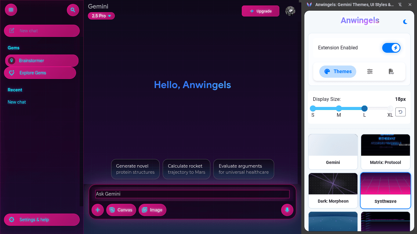 Custom Premium Themes for Google Gemini image 2