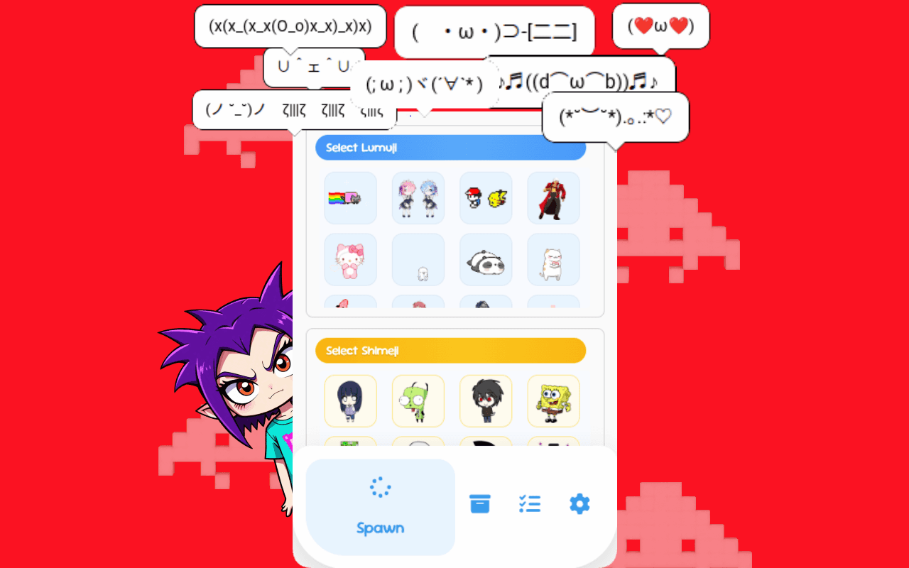 Lumuji: Shimeji & GIF Browser Cute Pets image 1