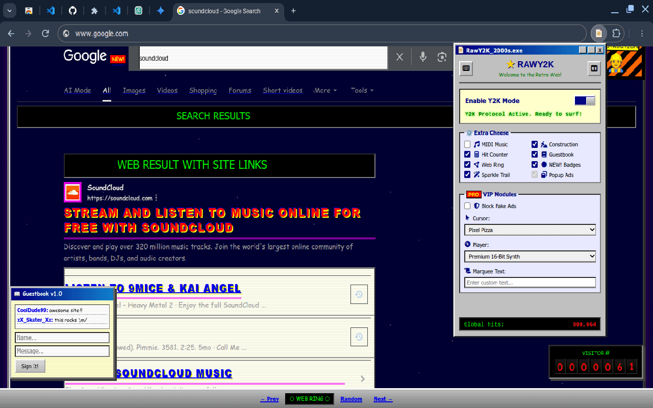 Retro Y2K Theme: 90s Vintage Web Aesthetic image 2