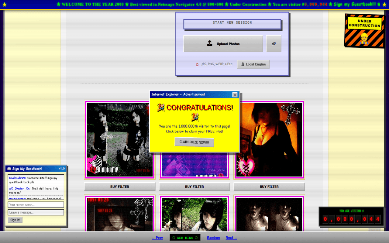 Retro Y2K Theme: 90s Vintage Web Aesthetic image 4