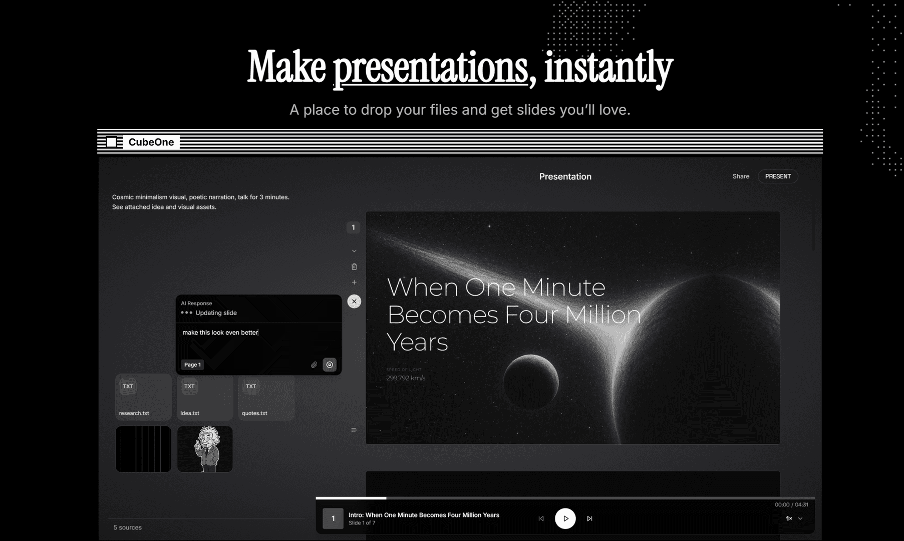 Presentation 2.0 by CubeOne image 2