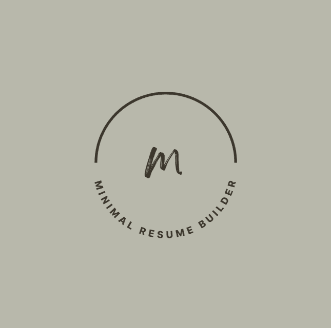 Minimal LinkedIn-Style Resume Builder