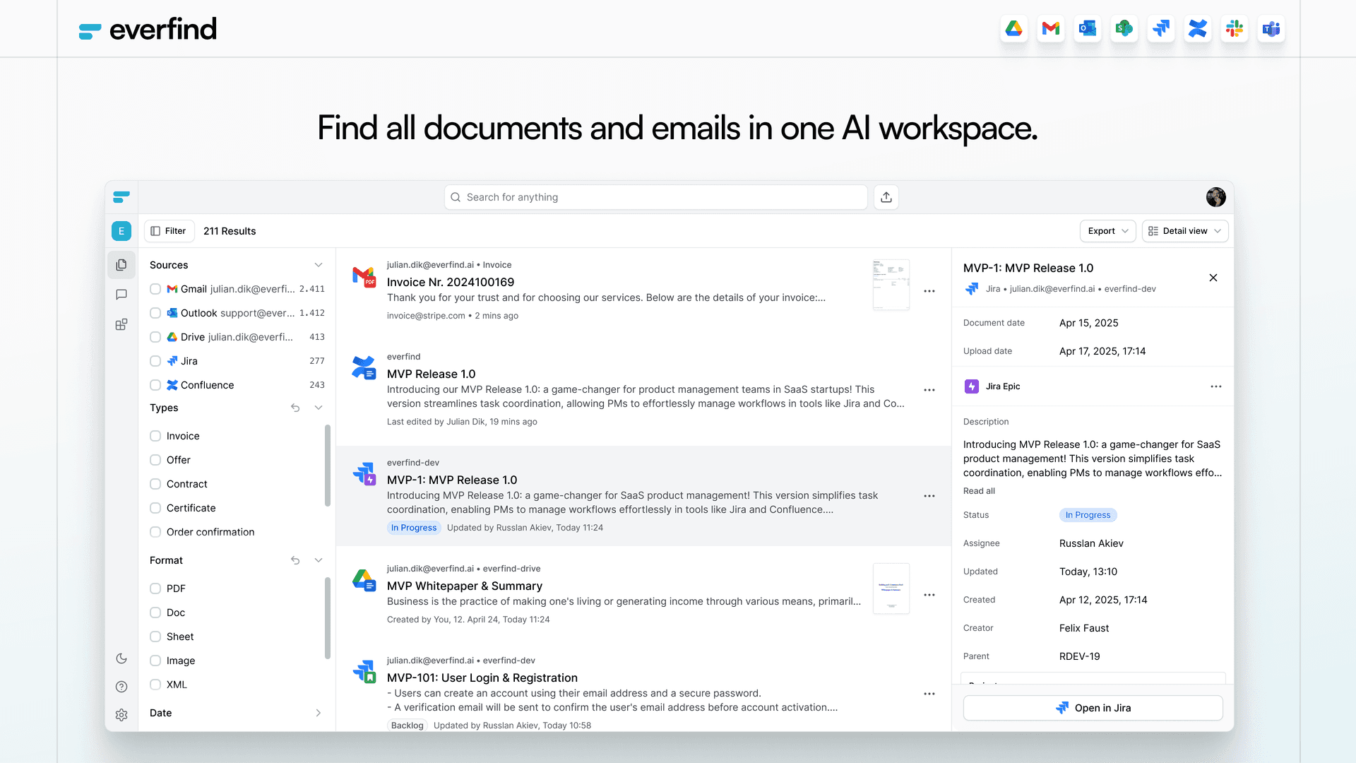 everfind - AI Workspace image 1
