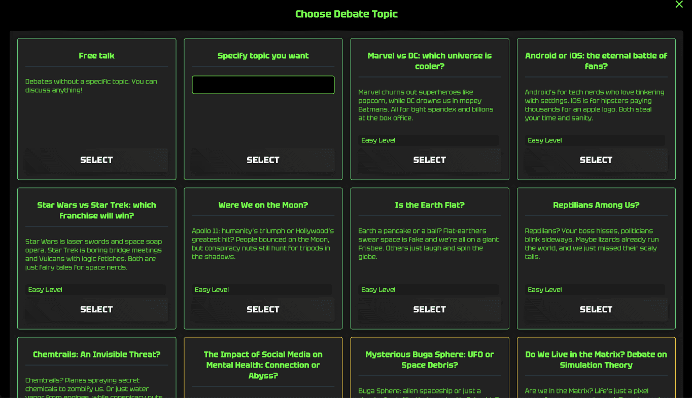 Debates Simulator | PVP Mode image 1