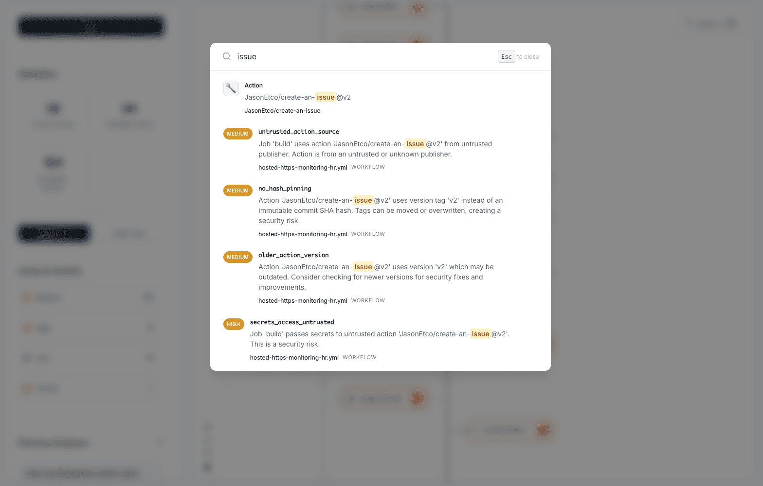 actsense - GitHub Actions Security Auditor image 3