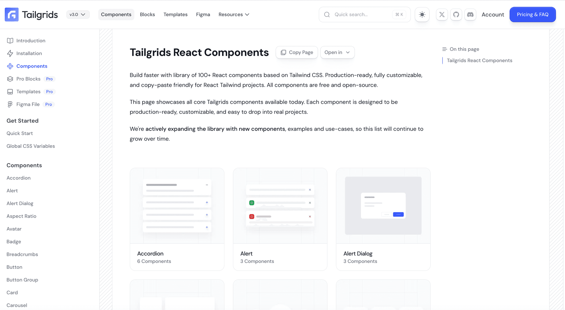 Tailgrids - React UI Component Library image 3