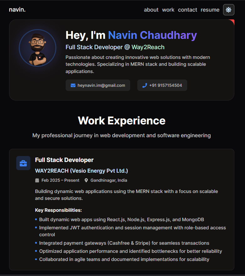 My Portfolio 🧑‍💻