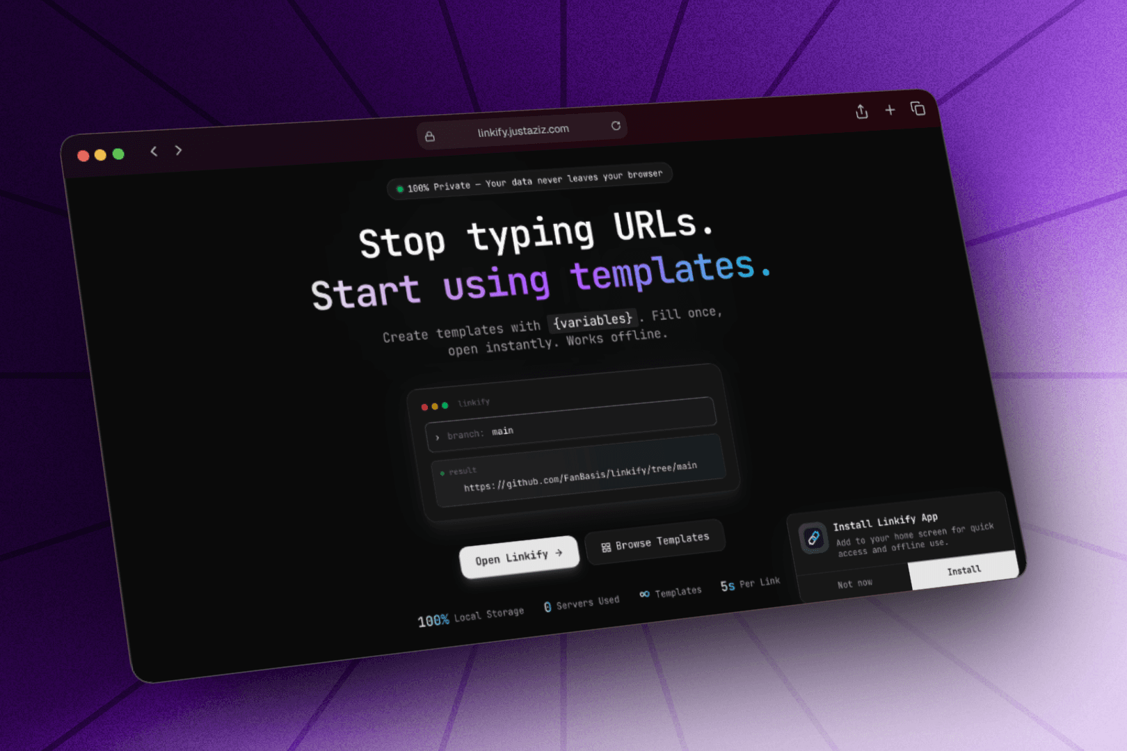 Linkify - #1 URL Template Builder image 2