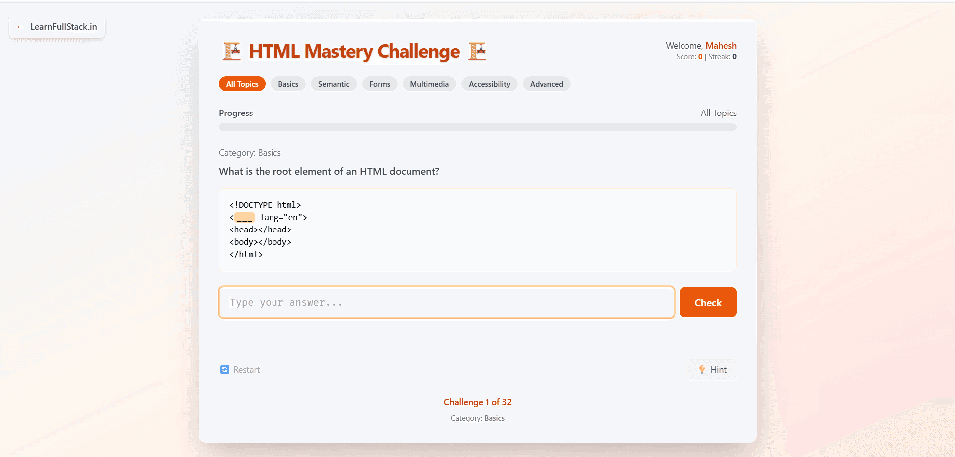 HTML Learning Puzzle image 2