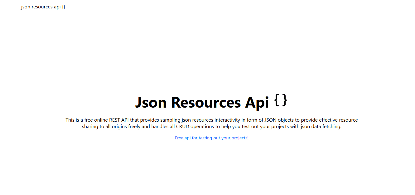 JSON Resources API image 1