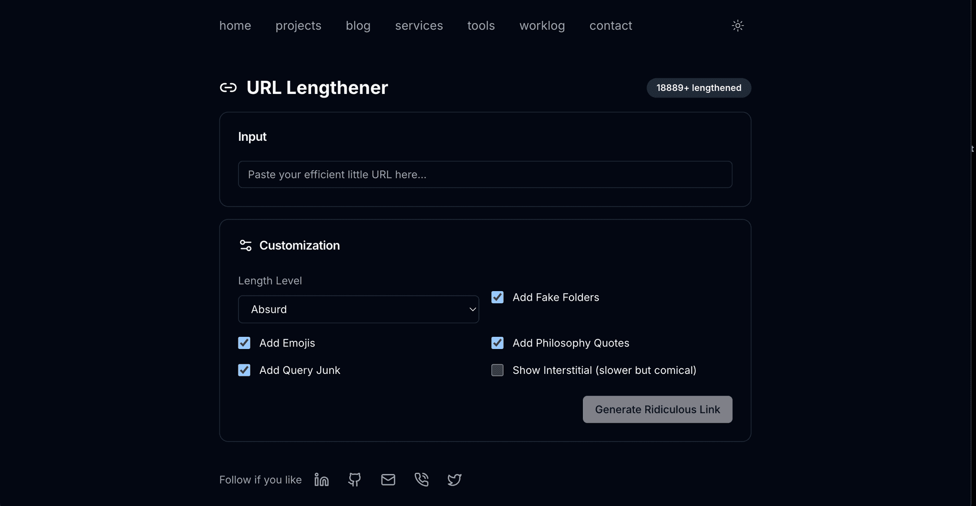 URL Lengthener – Opposite of a URL Shortener image 1